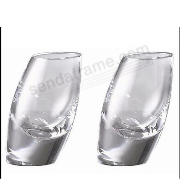 Nambe Dining Nambe The Original Tilt Shot Glasses Be Nambe Poshmark